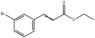 3-(3-ブロモフェニル)プロペン酸エチル 化学構造式