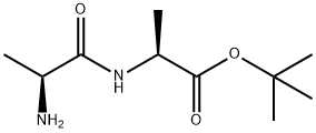 L-Alanine, L-alanyl-, 1,1-dimethylethyl ester Structure