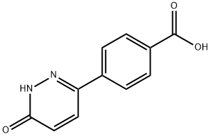 4-(6-oxo-1,6-dihydropyridazin-3-yl)benzoic acid Structure