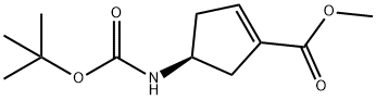 methyl (S)-4-((tert-butoxycarbonyl)amino)cyclopent-1-ene-1-carboxylate|帕拉米韦杂质41
