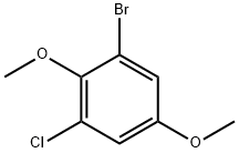 Benzene, 1-bromo-3-chloro-2,5-dimethoxy- Structure