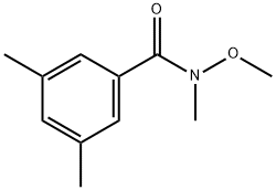 N-methoxy-N,3,5-trimethylbenzamide, 252199-44-3, 结构式