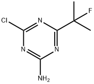 4-Chloro-6-(2-Fluoropropan-2-Yl)-1,3,5-Triazin-2-Amine Structure