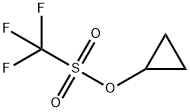 METHANESULFONIC ACID, TRIFLUORO-, CYCLOPROPYL ESTER,25354-42-1,结构式