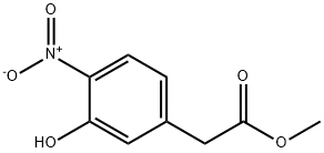 METHYL 2-(3-HYDROXY-4-NITROPHENYL)ACETATE Struktur