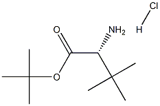 D-叔亮氨酸叔丁酯盐酸盐, 256478-92-9, 结构式
