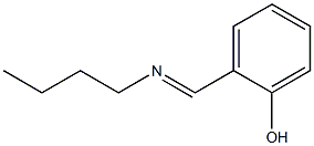 Phenol,2-[(butylimino)methyl]- Structure