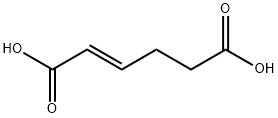 2-己烯-1,6-二酸,2583-24-6,结构式