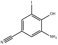 3-氨基-4-羟基-5-碘苯腈,25845-15-2,结构式