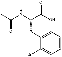 L-Phenylalanine, N-acetyl-2-bromo- Structure