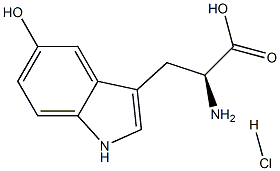 Tryptophan, 5-hydroxy-, monohydrochloride Structure
