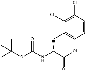 (2R)-3-(2,3-DICHLOROPHENYL)-2-[(TERT-BUTOXY)CARBONYLAMINO]PROPANOIC ACID Structure