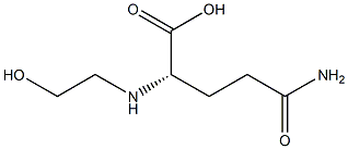 L-Glutamine, N-(2-hydroxyethyl)- Struktur