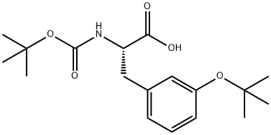 N-BOC-DL-3-叔丁氧基苯丙氨酸, 265321-15-1, 结构式
