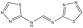 Methanimidamide,N,N'-di-1,3,4-thiadiazol-2-yl- Structure