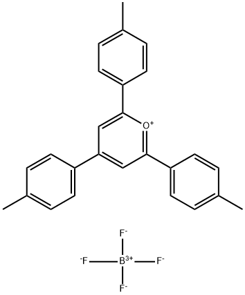Pyrylium, 2,4,6-tris(4-methylphenyl)-, tetrafluoroborate(1-) Struktur
