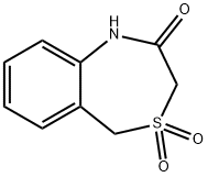 1,5-dihydro-4,1-benzothiazepin-2(3H)-one 4,4-dioxide,2726-05-8,结构式