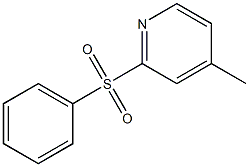 Pyridine, 4-methyl-2-(phenylsulfonyl)-|4-Methyl-2-(phenylsulfonyl)pyridine