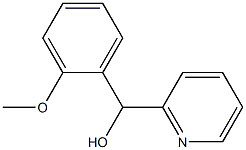 (2-甲氧基苯基)(吡啶-2-基)甲醇 结构式