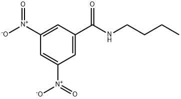 Benzamide,N-butyl-3,5-dinitro- Structure
