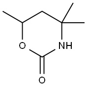 4,4,6-トリメチル-1,3-オキサジナン-2-オン 化学構造式