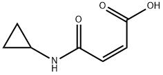 (2Z)-3-(cyclopropylcarbamoyl)prop-2-enoic acid Struktur