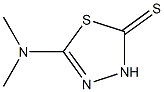 1,3,4-Thiadiazole-2(3H)-thione,5-(dimethylamino)- Struktur