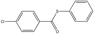 Benzenecarbothioicacid, 4-chloro-, S-phenyl ester