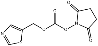 2,5-dioxopyrrolidin-1-yl thiazol-5-ylmethyl carbonate,282540-02-7,结构式