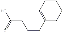 1-Cyclohexene-1-butanoic acid Structure