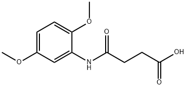 4-((2,5-dimethoxyphenyl)amino)-4-oxobutanoic acid,284488-70-6,结构式