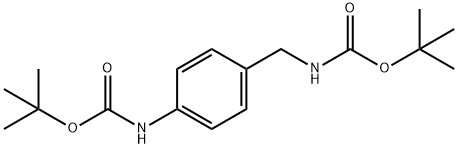 TERT-BUTYL (4-N-BOC-AMINOBENZYL)CARBAMATE Structure