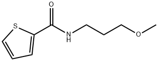 N-(3-methoxypropyl)thiophene-2-carboxamide Struktur