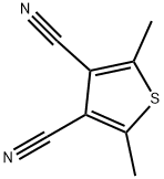 2,5-Dimethyl-thiophene-3,4-dicarbonitrile Struktur