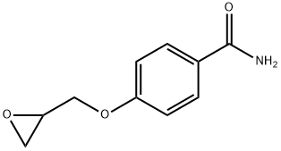 4-(2,3-环氧丙氧基)苯甲酰胺 结构式