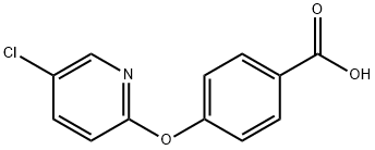 4-[(5-氯吡啶-2-基)氧基]苯甲酸, 289044-48-0, 结构式