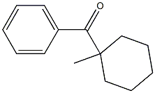 Methanone, (1-methylcyclohexyl)phenyl- 化学構造式