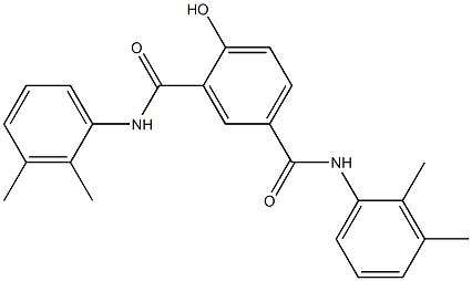 1,3-Benzenedicarboxamide,N1,N3-bis(2,3-dimethylphenyl)-4-hydroxy- Struktur
