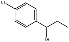 1-(1-溴丙基)-4-氯苯 结构式