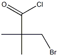 Propanoyl chloride,3-bromo-2,2-dimethyl- Structure