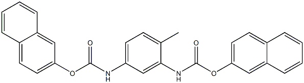 Toluene-2,4-dicarbamicacid, di-2-naphthyl ester (8CI) Structure