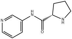(S)-N-(吡啶-3-基)吡咯烷-2-甲酰胺, 294888-87-2, 结构式