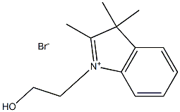 3H-Indolium, 1-(2-hydroxyethyl)-2,3,3-trimethyl-, bromide Structure