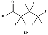 Butanoic acid, heptafluoro-, potassium salt Structure