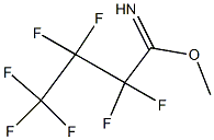 Butanimidic acid,2,2,3,3,4,4,4-heptafluoro-, methyl ester Struktur