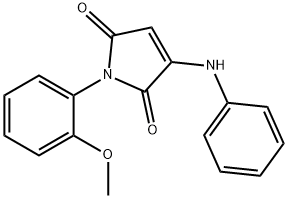1-(2-methoxyphenyl)-3-(phenylamino)-1H-pyrrole-2,5-dione Structure