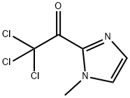 2,2,2-trichloro-1-(1-methyl-1H-imidazol-2-yl)ethan-1-one Struktur