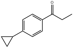 1-Propanone, 1-(4-cyclopropylphenyl)- Structure