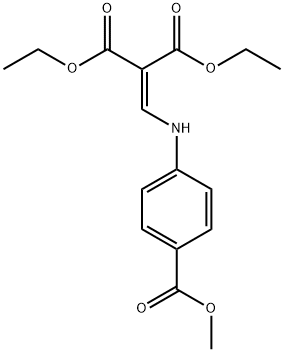 Diethyl 2-(((4-(Methoxycarbonyl)Phenyl)Amino)Methylene)Malonate Structure