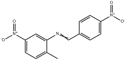 (2-methyl-5-nitrophenyl)(4-nitrobenzylidene)amine Structure